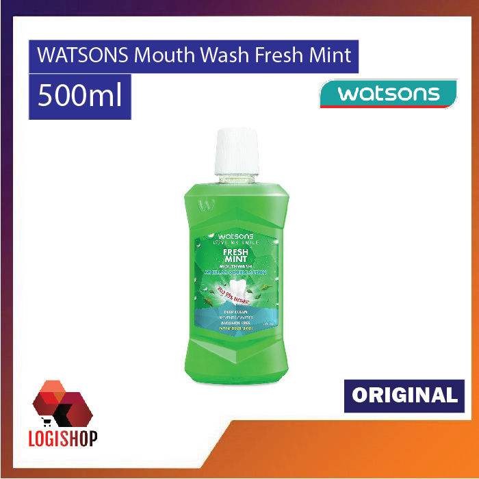 Watsons Mouth Wash Fresh Mint 500ml Lazada