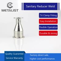 METALIST 3/4 "- 2" ท่อ OD 19มม. ถึง57มม. สุขาภิบาล Tri Clamp Ferrule Reducer Weld SS304ลดท่อสำหรับ Home Brew