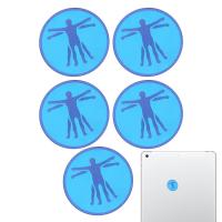 Anti Radiation Stickers for Cell Phones Protection Sticker Blocker for Phones 5Pcs Protection Cell Phone Stickers Effective Protector Cell &amp; Smart Phones Laptops Tablets All Devices handy