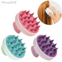 Silicone Shampoo Scalp Hair Massager Head Body Scalp Massage Brush Comb Hair Washing Comb Shower Brush Bath Spa Massage Brush