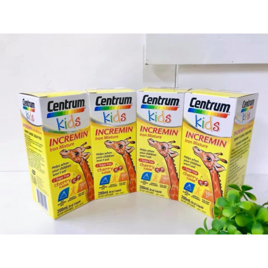 Siro cho trẻ biếng ăn siro centrum kids incremin iron mixture mẫu mới hàng - ảnh sản phẩm 2