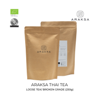 Araksa ชาไทย ออแกนิค  แบบบรรจุถุง 250กรัม / Araksa Organic Thai Tea value pack สำหรับ Hot/ Iced tea, Thai style milk tea, Cold brew