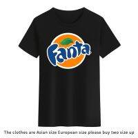 Fanta graphic cotton O-neck T-shirt for men