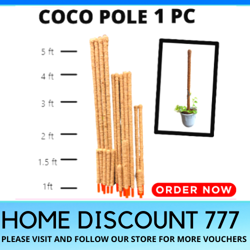 BEST SELLER 5 FEET BEST FOR Plant Support Totem Pole Coconut Sticks