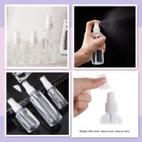 100/50/30ml Spray Bottle Refillable Non-toxic Transparent Plastic Bottle Portable Travel Refillable Cosmetics Container Tools Travel Size Bottles Cont
