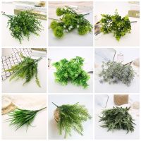 【hot】▪┇  1pc Artificial Flowers with Plastic Fake Foliage for Wedding Decoration Supplies