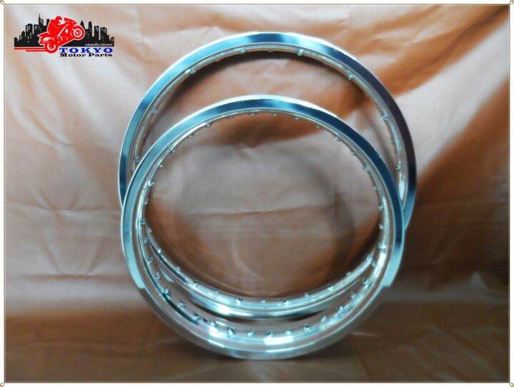 aluminium-polish-f-amp-r-wheel-rim-21x1-85-dot36-and-17x2-50-dot36-for-yamaha-xt600-year-1984-1990-วงล้ออลูมิเนียมปัดเงา-2-วง-สินค้าคุณภาพดี