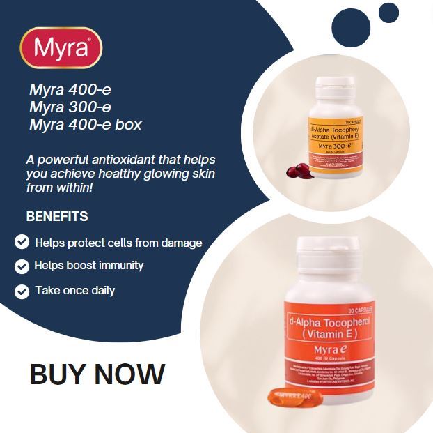 Myra E 400 Iu 30s Bottle 300 E Box 100 Capsule Lazada Ph