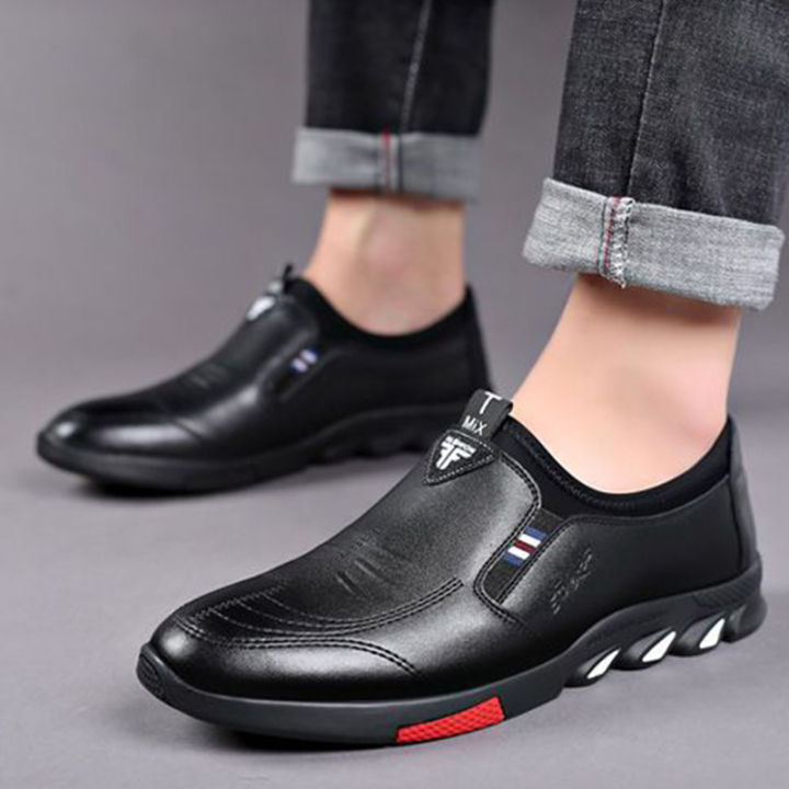 tamias-รองเท้าคัทชูผู้ชาย-รุ่น-พื้นนุ่ม-หนังแท้-รองเท้าหนังผู้ชาย-รองเท้าแตะ-รองเท้าหนังลําลองสําหรับธุรกิจ-รองเท้าหนังผู้ชาย-รองเท้าขับรถ