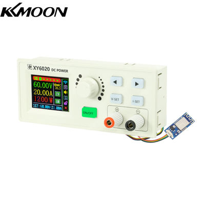KKmoon XY6020-W ตัวเลขควบคุมปรับแรงดันไฟฟ้า DC-DC ขั้นตอนลงโมดูลแหล่งจ่ายไฟแรงดันคงที่และคงที่ในปัจจุบันบั๊กแปลงโวลต์มิเตอร์20A 1200วัตต์