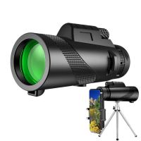 Telescope 80X100 HD Monocular Professional Telescope Bak4 Prism Portable Waterproof Outdoor Camping Hunting Telescope Binoculars