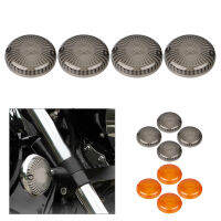 4Pcs Motorcycle Turn Signal Light Lens Cover Protection Cap For Yamaha Road Star V-Star 1100 650 Vmax 1200 1700 Virago 250 750