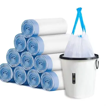 3-Gallon Small Trash Bags - 150 Count Unscented Garbage Bags for Bathroom  Bedro