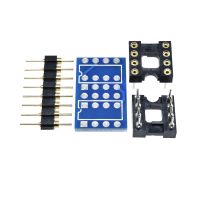 DIYMORE Dual DIP8 to DIP8 Mono Opamp PCB + Pin + ซ็อกเก็ตสำหรับ NE5532 OPA2132 OPA627 TL072 P07