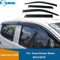 หน้าต่าง Visor สำหรับ Isuzu D-Max Dmax 2012 2013 2014 2015 2016 2017 2018 2019ประตู Rain Sun Shield ด้านข้าง Windows กันสาด Shelter