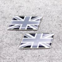 ┋ Zinc Alloy Universal National UK Flag Motorcycle Stickers Decals Gray Union Jack Car Truck Scooter Moped Emblem Badge