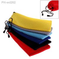 Portable Apparel Accessories Mesh Plaid Sunglasses Eyeglasses Glasses Pouch Case