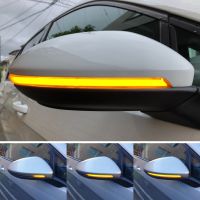 2PCS For VW Golf 7 MK7 GTI Smoked Dynamic Side Mirror Blinker Turn Signal Light For Volkswagen Rline Sportsvan Side Mirror Light