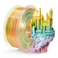 JAYO PLA Silk Filament 1kg 1.75mm Colorful Rainbow Texture Tolerance /-0.02mm 100 No Bubble FDM 3D Printer Printing Material