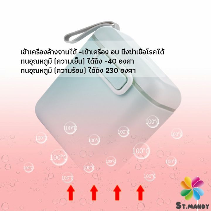 md-กล่องเก็บนมผงสำหรับเด็กทารก-กระปุกใส่นมผงมีที่เก็บช้อน-milk-powder-bucket