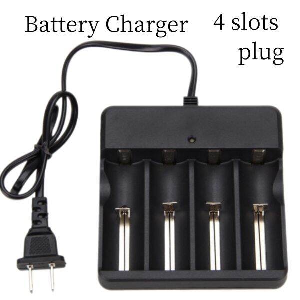 Intelligent power outage protection for four slot battery charger plug ...