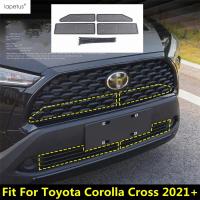 “{》} ตะแกรงดักแมลงด้านหน้ารถป้องกันฝุ่น Catkin ฝาครอบตาข่ายสำหรับ Toyota Corolla Cross 2021อุปกรณ์เสริม2022