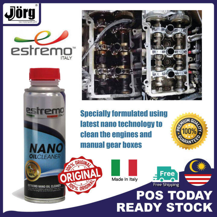 Estremo Nano Oil Cleaner 250ML Cuci Kereta Engine & Manual Gearbox