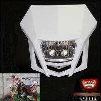 Universal Naked Supermoto Motocross 35W H4 Headlight Fairing Hi-Low Beam For Honda Yamaha MX KLX KX KLR XR CRF DRZ RMZ RM WR YZ