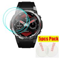 5pcs pack Tempered Glass for Zeblaze Vibe 7 Pro Smart watch Glass Screen Protector 9H 2.5D Film Wires  Leads Adapters