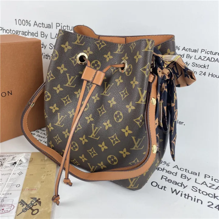 lv purse with scarf