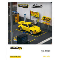 Tarmac Works 1:64 Model Car 911 RSR 3.8 Alloy Die-Cast Vehicle-สีเหลือง