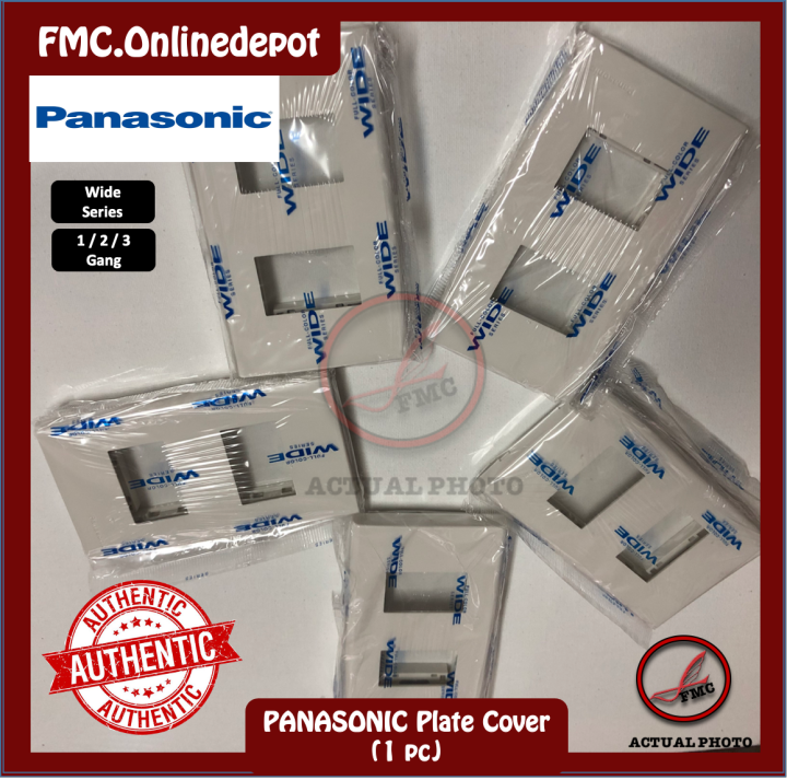 Panasonic Wide Series Plate Cover For Switch Or Outlets 1 Or 2 Or 3