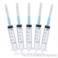 hot【DT】✔  50 pcs 5 ml Plastic Sterile Syringe Dispensing With Pointed Needle and Storage Cap independent packaging