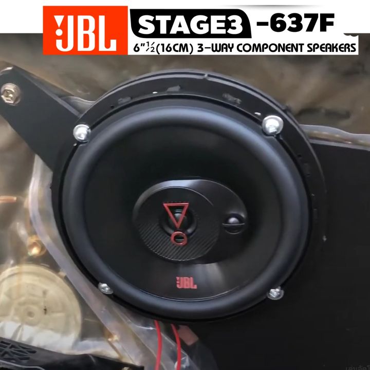 ลำโพงใหม่ขายดี-jbl-stage3-637f-ลำโพงรถยนต์-ลำโพงติดรถยนต์คู่หน้าหรือ-หลัง-ขนาด6-5นิ้ว-ลักษณะ3ทางให้เสียงใส-สะอาด-เบสดุดันเล็กน้อย-จำนวน1คู่