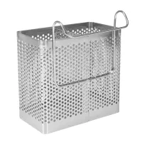 Stainless Steel Chopsticks Holder Hanging Cutlery Drying Basket Tableware Drainer with Hooks Kitchen Utensil