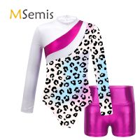 ✈۩ Girl Printed Leotard Gymnastic Girls Costumes Ballet Leotard - Kids Girls - Aliexpress