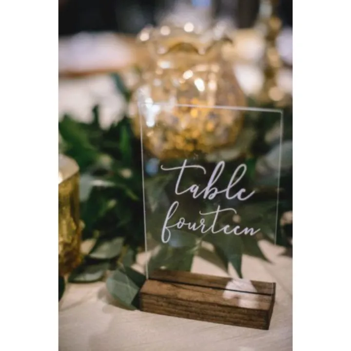 Acrylic Wedding Signs (table numbers) table sign | Lazada PH