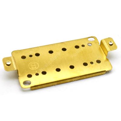 ‘【；】 2Pcs Brass Humbucker Guitar Pickup Base Plate Baseplate 50Mm Pole Spacings For Lp Electric Guitar Replacement Parts