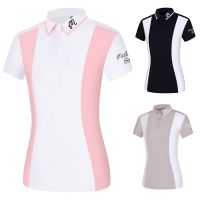 Malban Golf Clothing Ladies Short-Sleeved T-Shirt New Product Top Sports Korean Version Slim-fit Breathable Quick-Drying Clothes T231