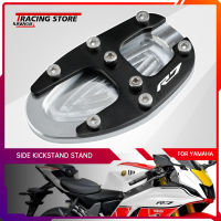 YZFR7ด้านข้างขายืนแผ่นสำหรับ YAMAHA YZF R7 YZF-R7 2021 2022อุปกรณ์มอเตอร์ไซค์ขยายเท้า Peg Pad สนับสนุน CNC