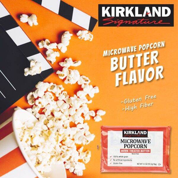 Kirkland Signature Movie Theater Butter Microwave Popcorn 93g Lazada PH