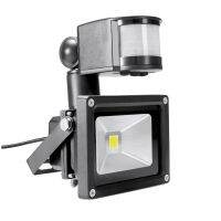 [HOT QQZIWWUJJWG 104] PIR 10W LED Floodlight Ivanowa 12V 24V อินพุต Spotlight กันน้ำระบบพลังงานแสงอาทิตย์โรงรถ Security Motion Sensor ปรับเวลา