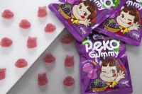 ฟูจิย่า เป็กโกะ เกรป กัมมี่ เจลลี่ วุ้นเจลาตินสำเร็จรูปรสองุ่น FUJIYA PEKO GRAPE GUMMY น้ำหนัก 50กรัม