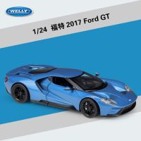 WELLY original factory 1:24 Ford 2017 Ford GT sports car simulation alloy car model decoration ?♨♧