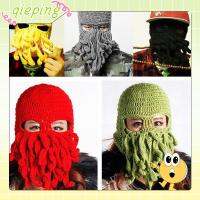 QIEPING Fashion Face Beard Squid Cap Mustache Beanie Crochet Knit Warmer Hat