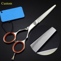 6 professional hair scissors hairdressing Laser wire thinning barber scissors japan hairdresser razor hot shears scissors