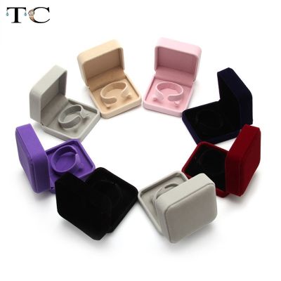 Multi Color Bangle Display Velvet Jewelry Storage Box Bracelet Necklace Pendant Box Bracelet Box Wholesale