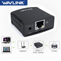 Wavlink USB 2.0 Network LRP Print Server USB Hub 100Mbps Share A LAN Networking Printers Power Adapter For Windows Euusuk Plug