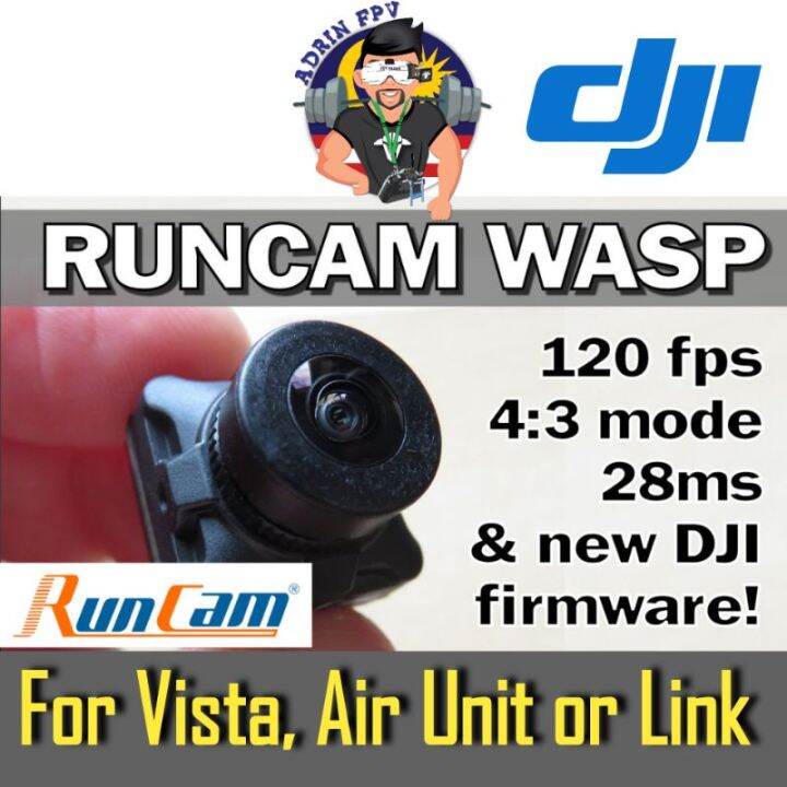 Runcam Wasp Camera 120FPS Low Latency for DJI FPV System Caddx Vista ...