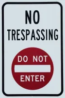 Warning Danger Do Not Enter No Trespassing Metal Sign Outdoor Indoor Men WomenWall Decor for BarsRestaurants